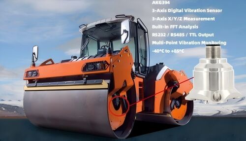 Latest company news about AKG394 3-Axis Vibration Sensor for Road Roller Vibration Monitoring