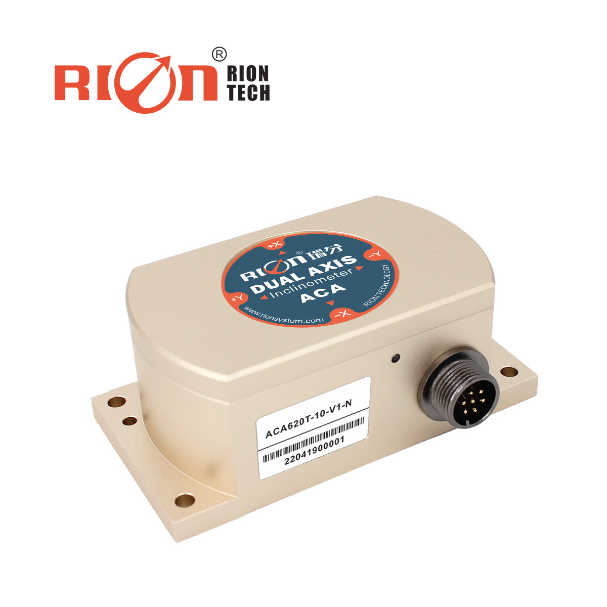 IP67 High Resolution Inclinometer with Full Temperature Compensation ...