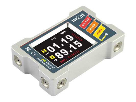 IP54 360 Deg Spirit Bubble Digital Bevel Box Angle Meter RION Double Benchmark