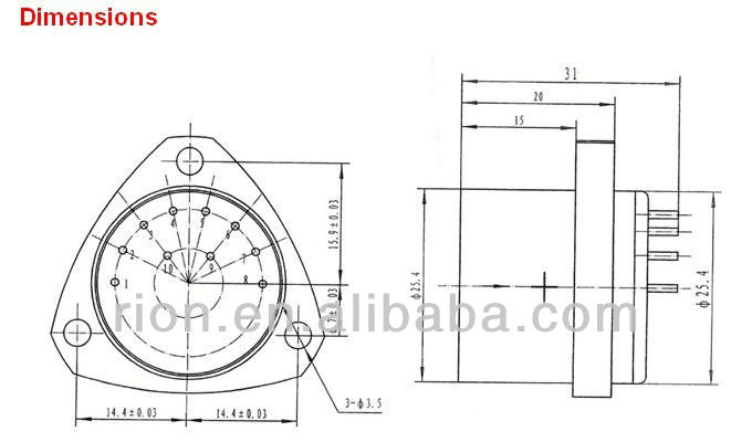 3 Axis 12V MEMS Vibration Detection Sensor