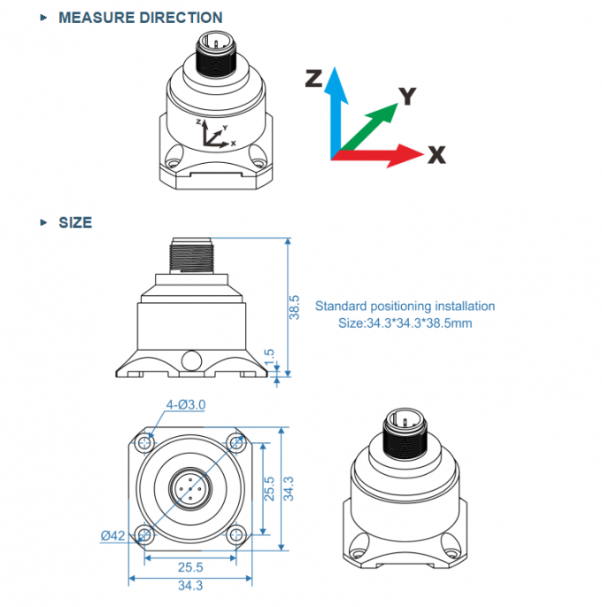 AKG392 3-Axis MEMS Accelerometer for Industrial Vibration Monitoring