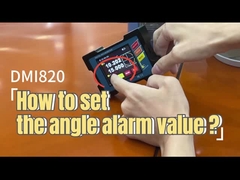 DMI820 digital inclinometer How to set the angle alarm value ?